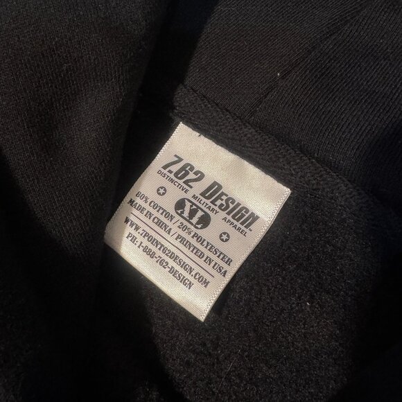 7.62 Design Military Apparel US Navy American Seapower Hoodie Sweatshirt - XL - Picture 4 of 6